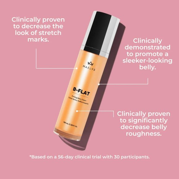 NIB MAELYS COSMETICS B-FLAT BELLY FIRMING CREAM - Picture 2 of 3